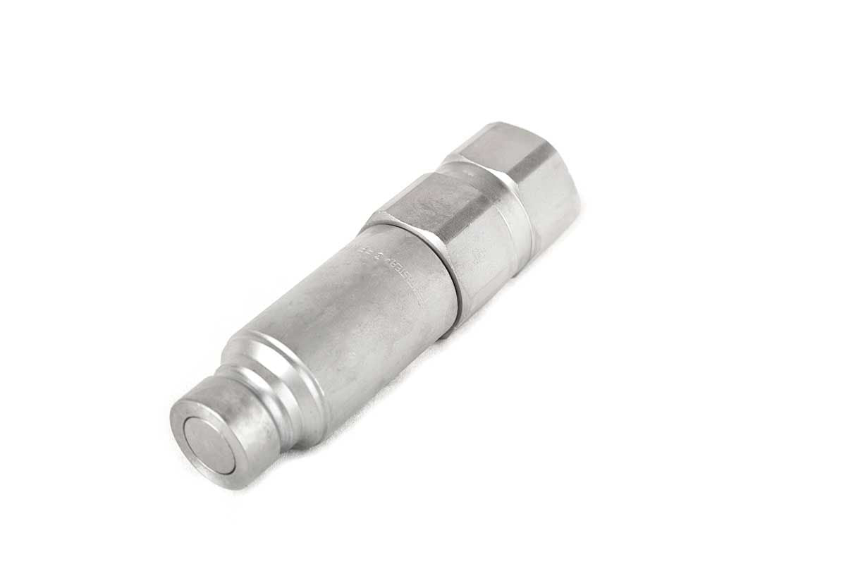 MALE FLAT FACE HYDRAULIC COUPLER FOR LOADERS AND EXCAVATORS P/N 724677