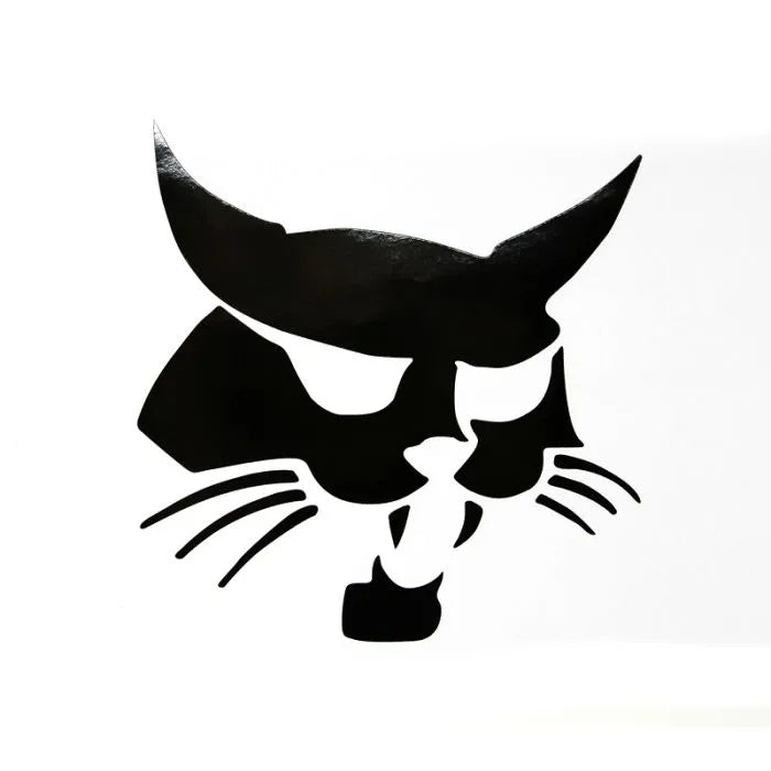 7 INCH BOBCAT HEAD VINYL DECAL P/N 7116870 – K.C. Bobcat